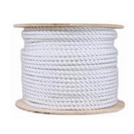 Eat-In 0.5 x 200 in. Twisted Cotton Rope, Natural EA3238178